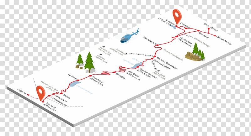 Bernina Express Bernina railway Bernina Pass Tirano Train, travel map transparent background PNG clipart