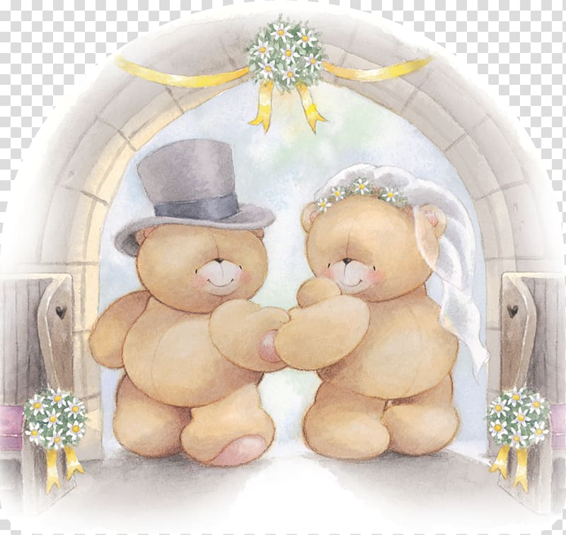 Teddy bear Paper Marriage Wedding, teddy transparent background PNG clipart