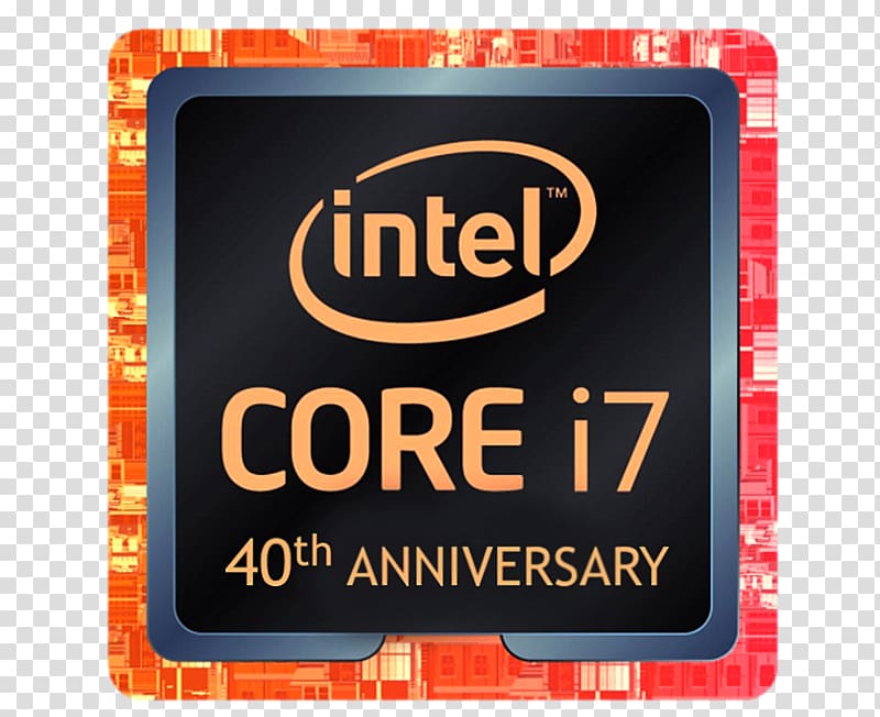 Intel Core i7 Central processing unit Intel 8086, intel transparent background PNG clipart
