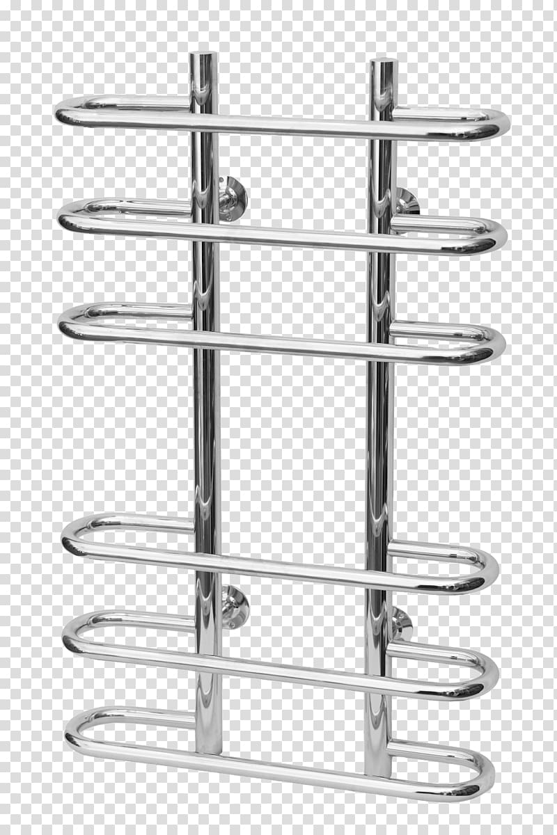 Heated towel rail Terminus Stainless steel Artikel, 4/4 transparent background PNG clipart