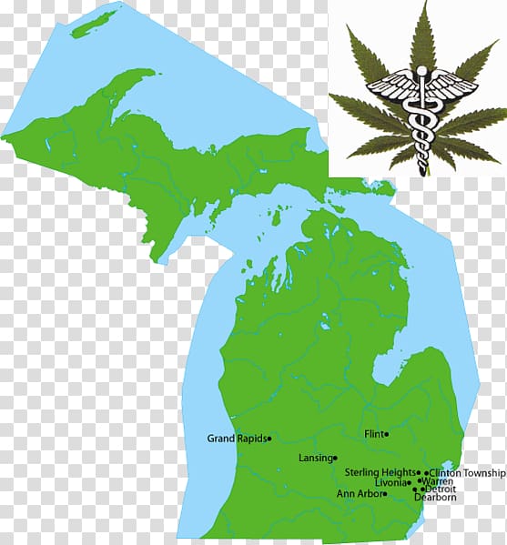 Michigan , Cannabis border transparent background PNG clipart