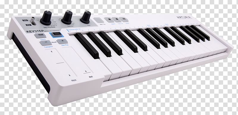 Computer keyboard MIDI keyboard Arturia KeyStep, keyboard transparent background PNG clipart