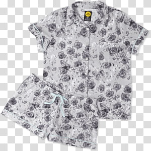 Sleeve T-shirt Visual arts Button Blouse, woman sleeping transparent background PNG clipart thumbnail