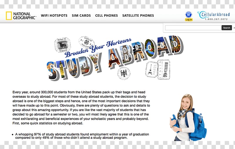 Student Study abroad Bachelor\'s degree University Thesis, geography of study abroad transparent background PNG clipart