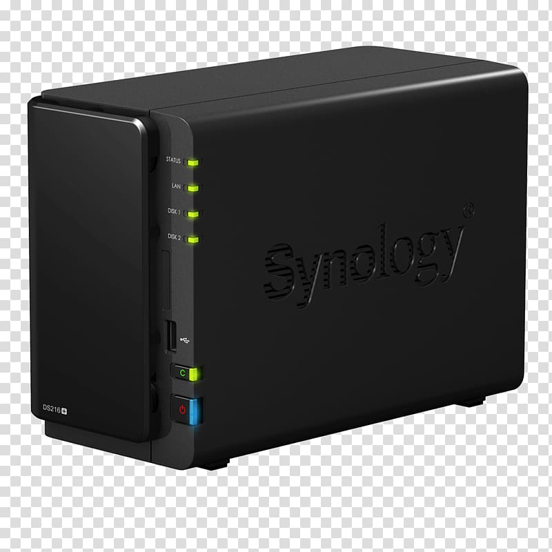 Synology DiskStation DS216+ Network Storage Systems Synology Disk Station DS216+ II Synology Inc., others transparent background PNG clipart