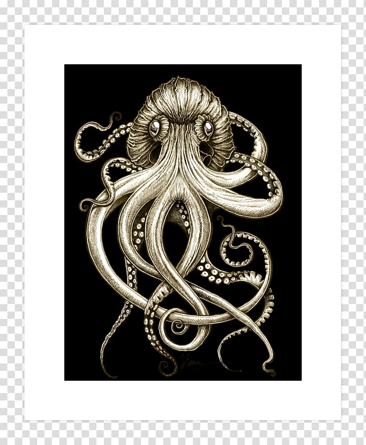 Octopus Design by Humans Kraken Cephalopod Art, others transparent background PNG clipart