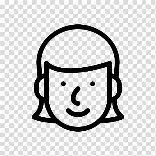 Face Smiley Computer Icons, Face Head Woman Icons transparent background PNG clipart