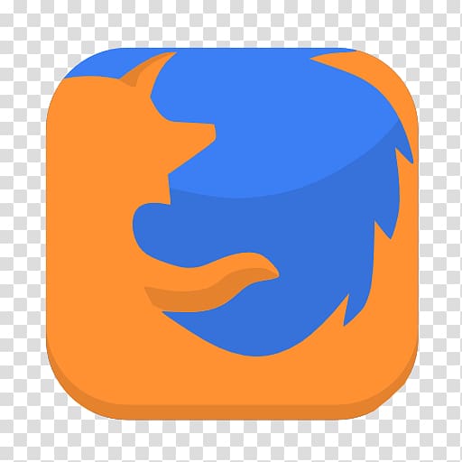 square orange and blue , blue symbol orange logo, Internet firefox transparent background PNG clipart
