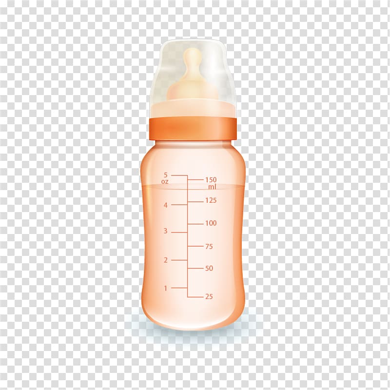 baby's feeding bottle illustration, Baby bottle Infant , Feeding bottle transparent background PNG clipart