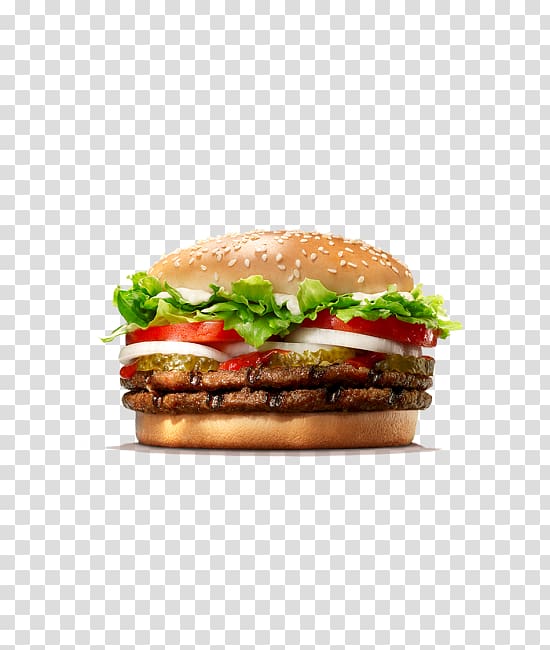 Whopper Cheeseburger Hamburger Burger King grilled chicken sandwiches KFC, burger king transparent background PNG clipart