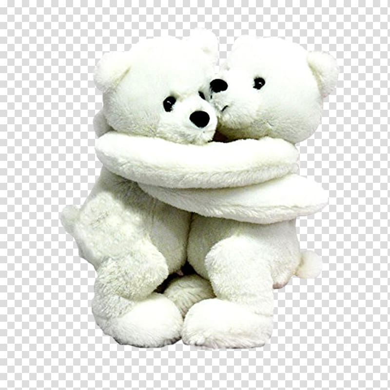 Teddy bear Polar bear Stuffed Animals & Cuddly Toys Hug, polar bear transparent background PNG clipart