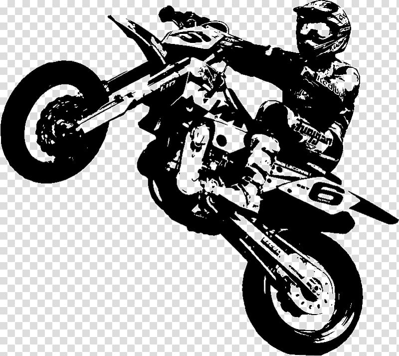 Motorcycle Supermoto Honda CRF450R KTM Sticker, motorcycle transparent background PNG clipart