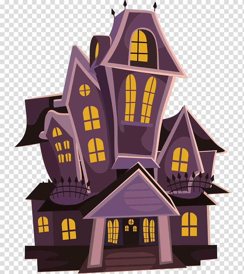 , Halloween House File transparent background PNG clipart