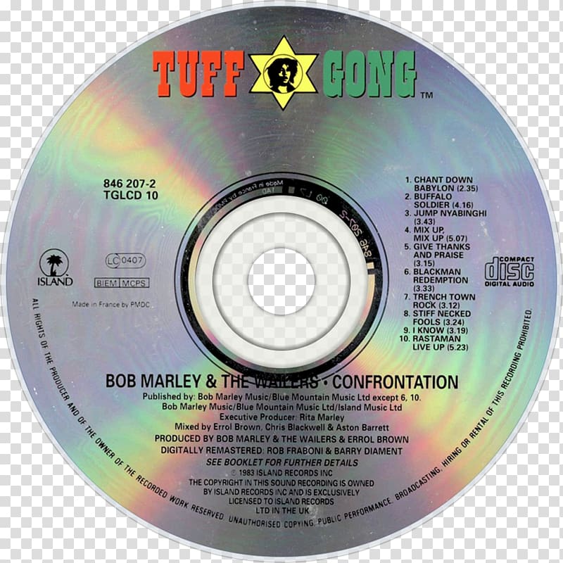 Confrontation Compact disc Bob Marley and the Wailers Music, confrontation transparent background PNG clipart