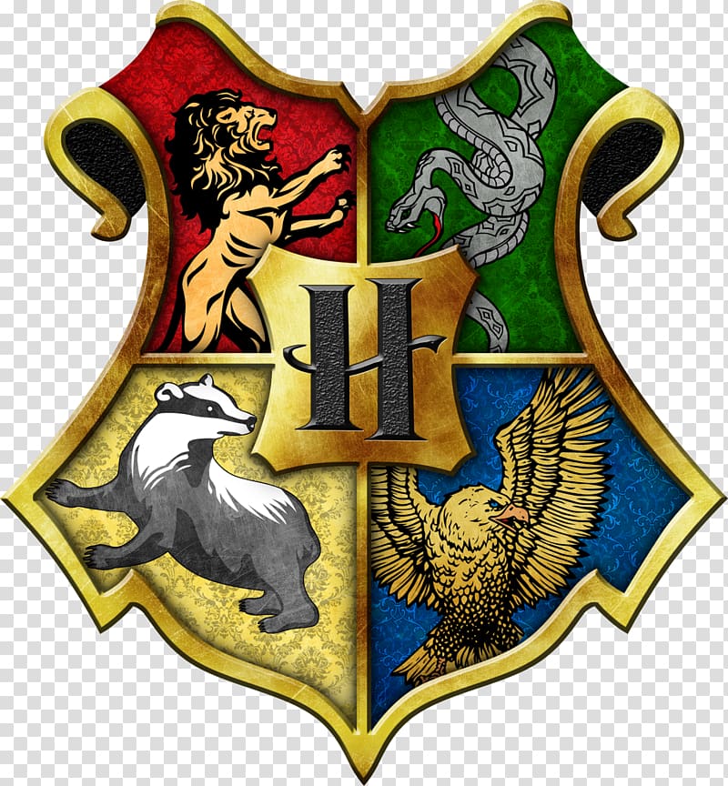 Hogwarts Seal Illustration Harry Potter Hogwarts Gryffindor Slytherin House Crest Transparent Background Png Clipart Hiclipart