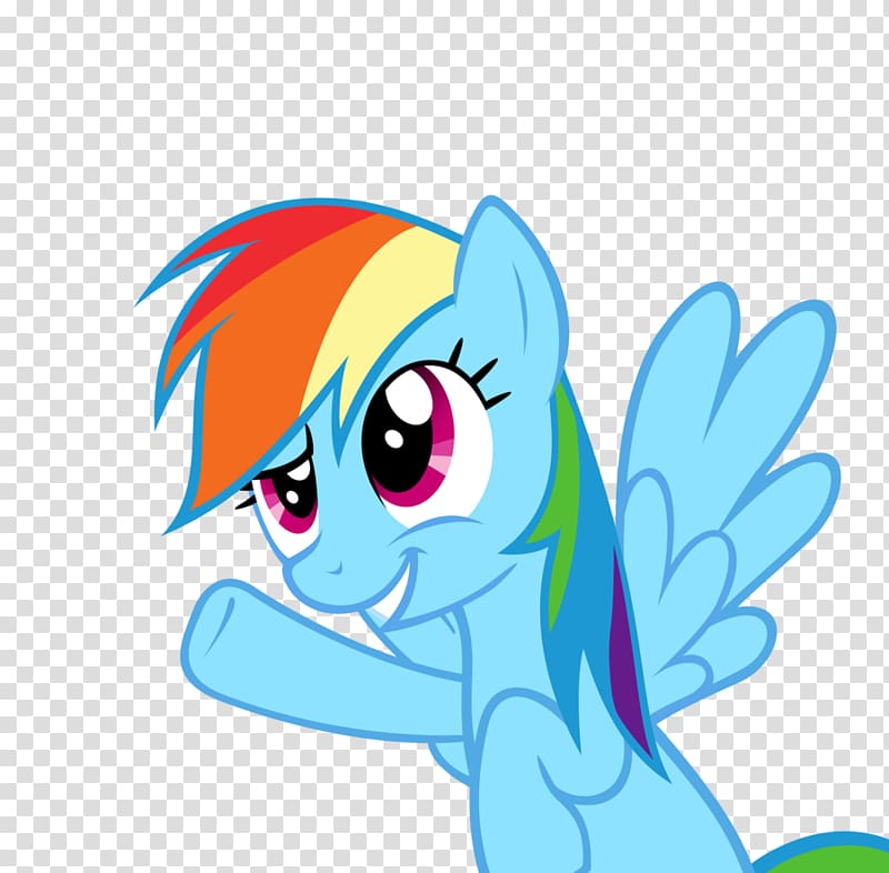 My Little Pony: Friendship Is Magic fandom Rainbow Dash Pinkie Pie, rainbow transparent background PNG clipart