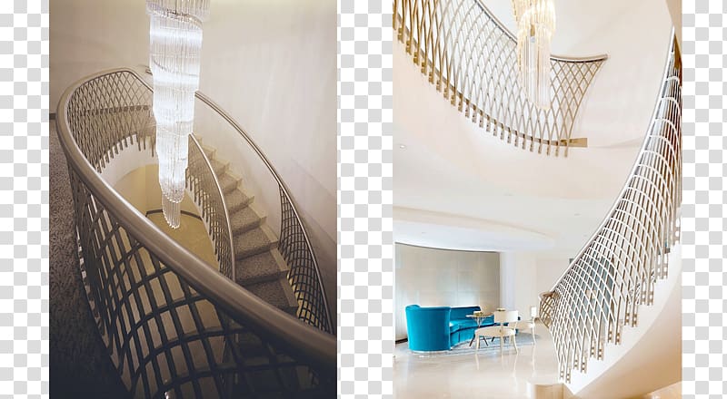 The Dorchester Stairs Handrail Baluster Hotel, stairs transparent background PNG clipart