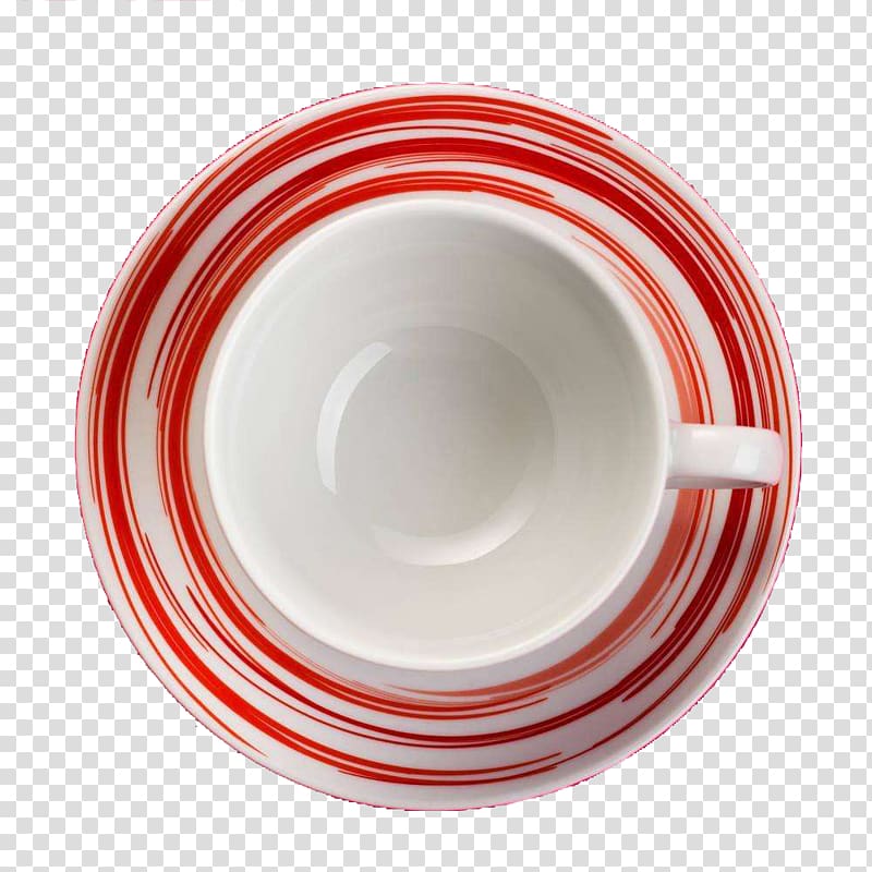 Tea Saucer Cup, Red cup transparent background PNG clipart