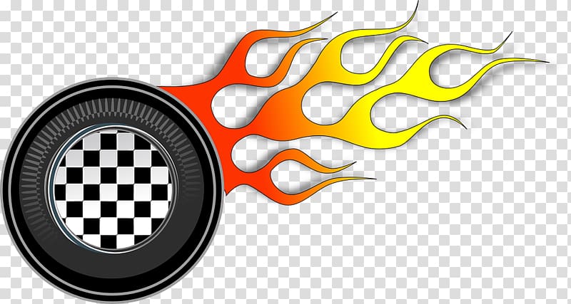 tire with flame logo, Hot Wheels Logo Car , Race transparent background PNG clipart