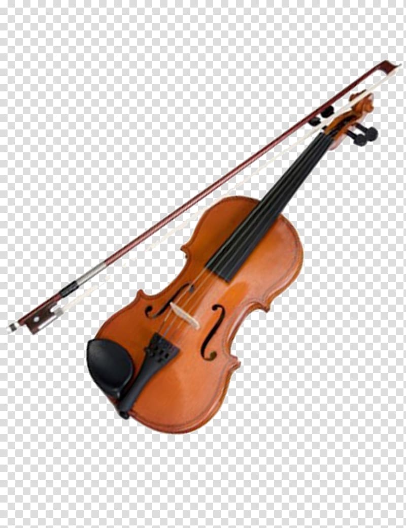 Violin Musical instrument Bow String instrument, Violin and bow transparent background PNG clipart