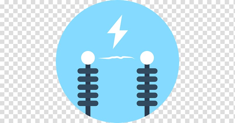 Electric power transmission Transmission tower High voltage Electricity, high voltage transparent background PNG clipart