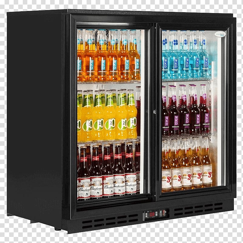 Cooler Refrigerator Sliding door Refrigeration, Visi transparent background PNG clipart