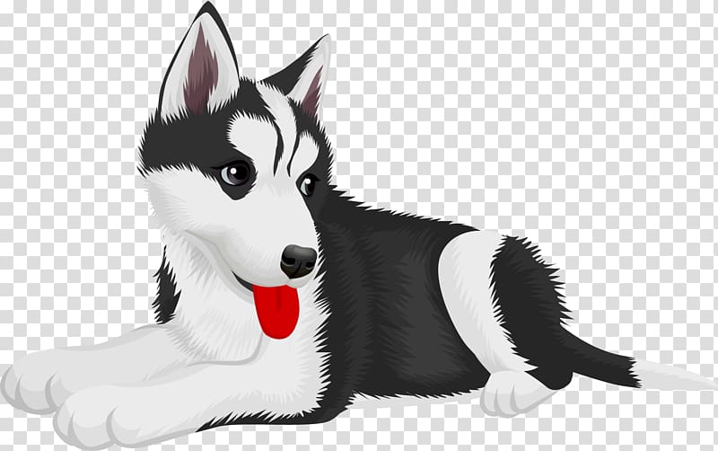 Siberian Husky Pet Cat , Cute husky transparent background PNG clipart