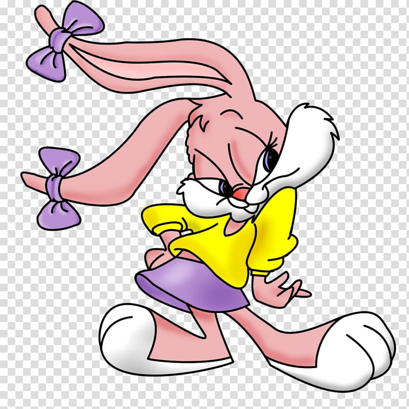 Lola Bunny Bugs Bunny Babs Bunny Plucky Duck Petunia Pig, bunny transparent background PNG clipart