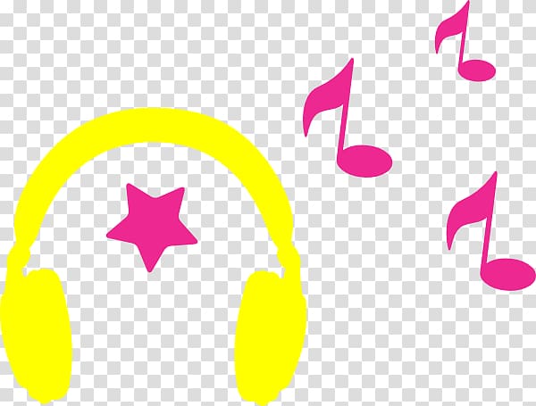 Musical note Headphones , Cartoon Of Music Notes transparent background PNG clipart