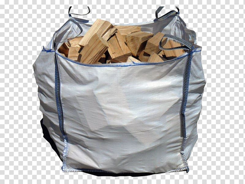 Lumber Bag Flexible intermediate bulk container Firewood Rail transport, bag transparent background PNG clipart