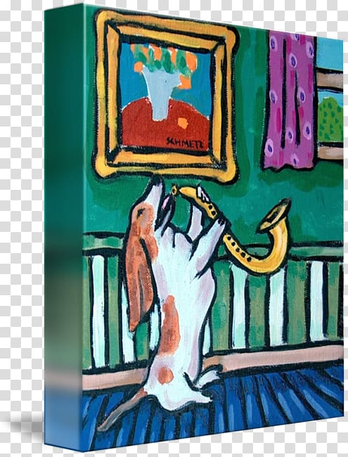 Basset Hound Dachshund Afghan Hound Pug Painting, basset hound transparent background PNG clipart