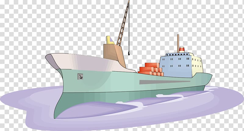 Cargo ship Cargo ship Freight transport, Ship carrying goods transparent background PNG clipart
