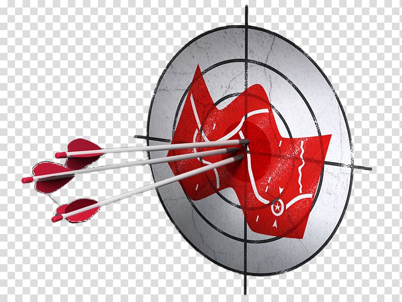 Archery Shooting sport Arrow, Hit the target transparent background PNG clipart