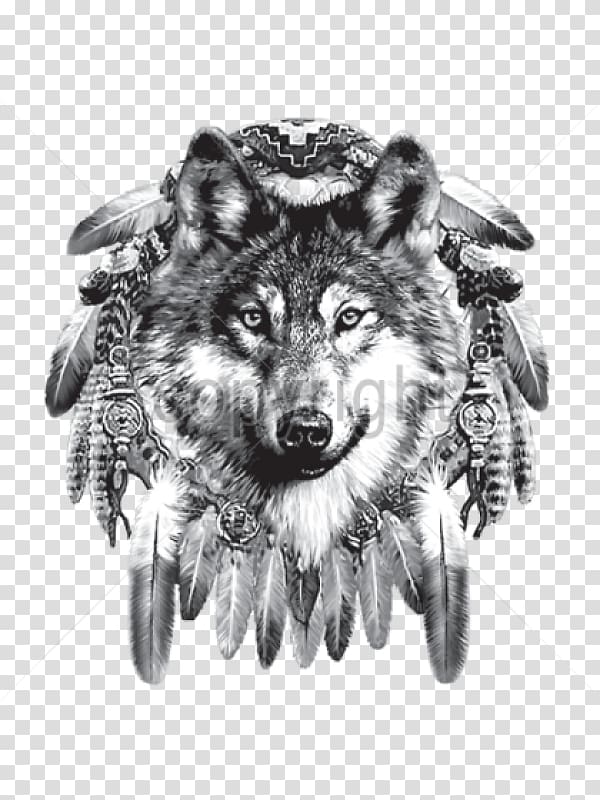 Indian Wolf Dreamcatcher Native Americans In The United