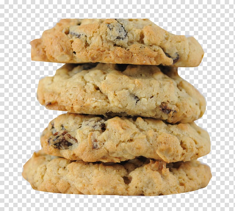 Chocolate chip cookie Oatmeal Raisin Cookies Oatcake, Bake cookies transparent background PNG clipart