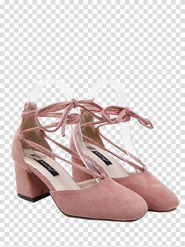 Shoe Suede Sandal Pink M Walking, Calico Square Heel Shoes for Women transparent background PNG clipart