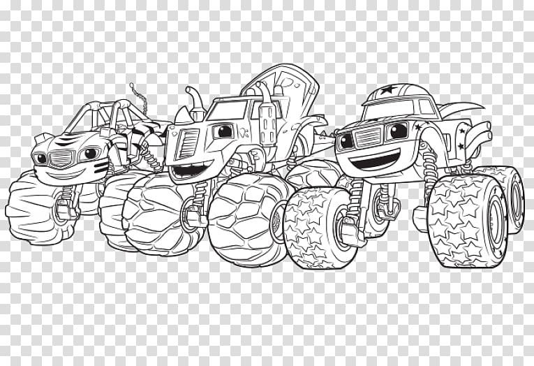 Colouring Pages Coloring book Machine Demand, blaze monster truck