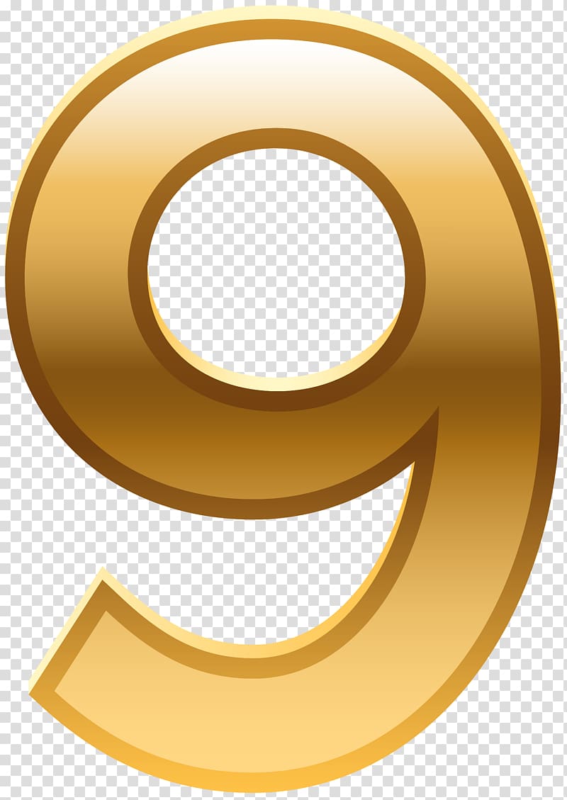 Number Material, golden numbers transparent background PNG clipart