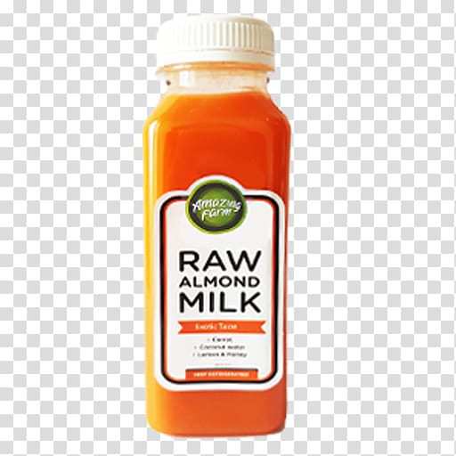 Juice Orange drink Almond milk Raw milk, juice transparent background PNG clipart