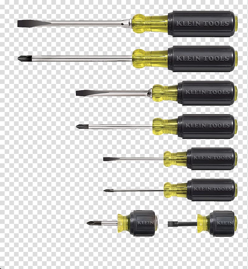 Hand tool Screwdriver Klein Tools 409-85078, screw driver transparent background PNG clipart