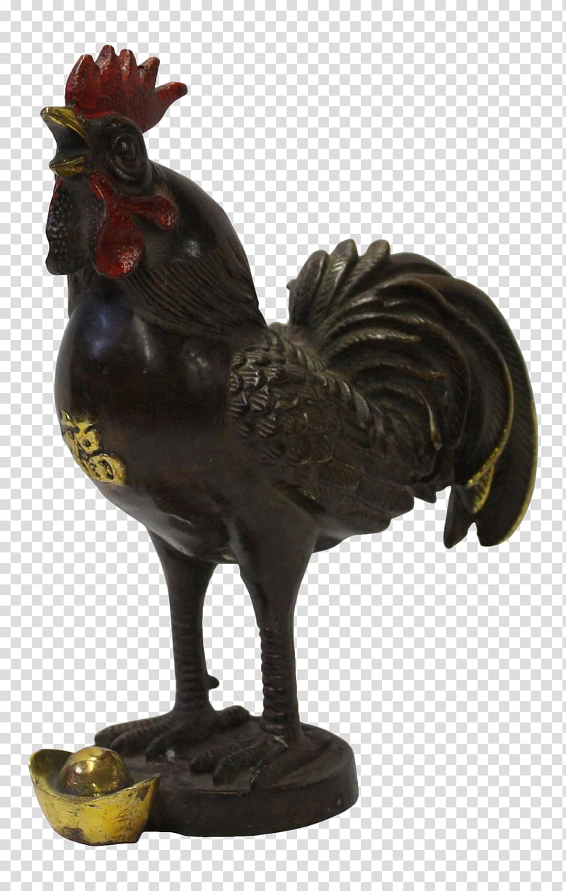 Rooster Metal Bronze Ingot Chicken, others transparent background PNG clipart