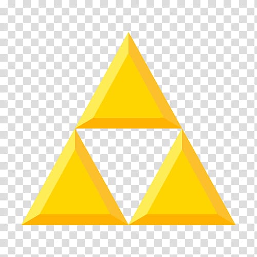 Computer Icons Triforce Emoticon The Legend of Zelda Nintendo, the legend of zelda transparent background PNG clipart