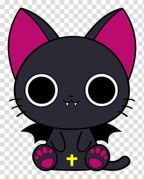 Cat Nyanpire Drawing Hello Kitty, Cat transparent background PNG clipart
