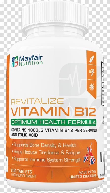 Dietary supplement Vitamin B-12 Folate B vitamins, anti cancer transparent background PNG clipart