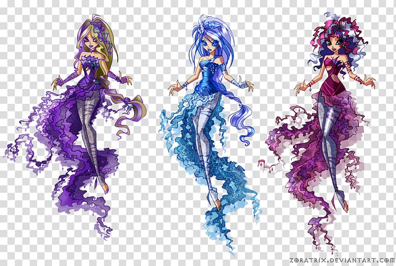 The Trix Bloom Tecna Sirenix Valtor, others transparent background PNG clipart