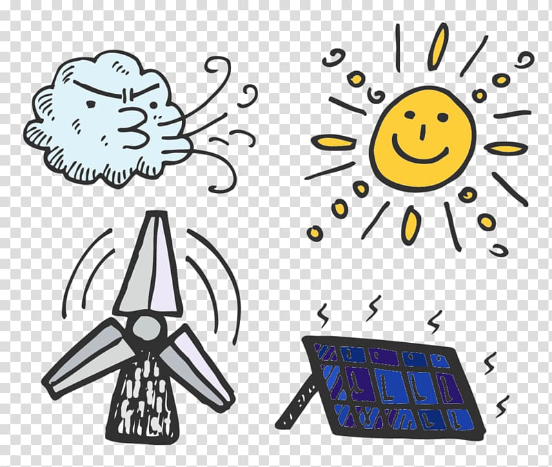 WindSoleil Solar and Wind Energy Services Solar power Wind power Solar energy Solar charger, Wind Turbines transparent background PNG clipart