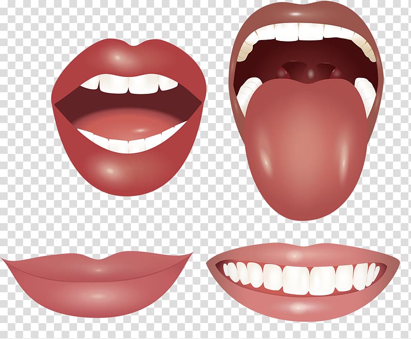 Mouth Tongue Tooth Lip, Mouth tongue teeth transparent background PNG clipart