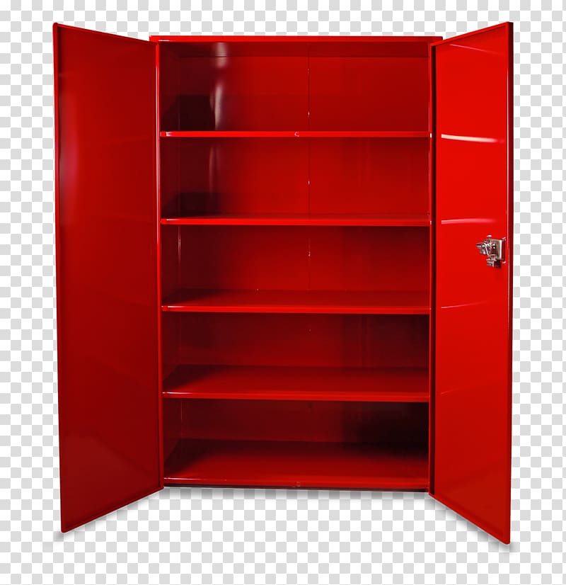 Shelf Bedside Tables Cabinetry Bookcase Lock, red shop transparent background PNG clipart
