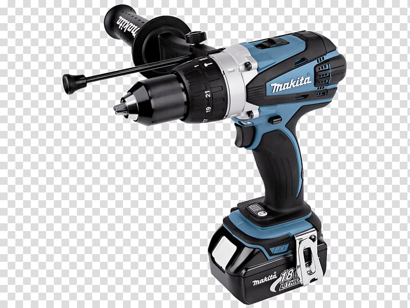 Augers Tool Cordless Hammer drill Makita, cutting power tools transparent background PNG clipart