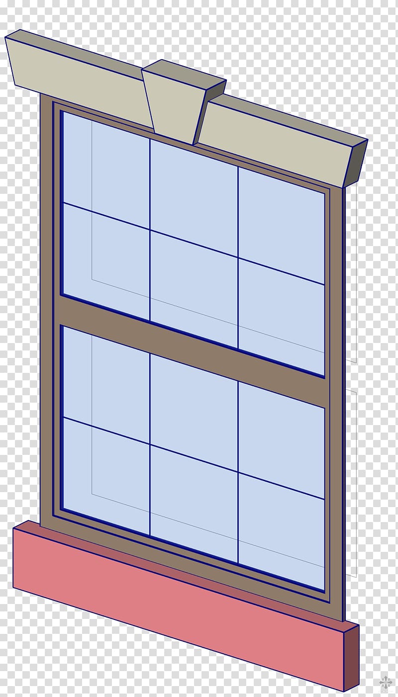 Sash window Facade Glass, Windows painted model transparent background PNG clipart